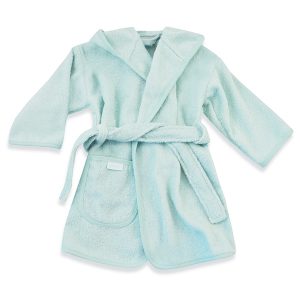 personaliseerbaar badjas baby/kind mint